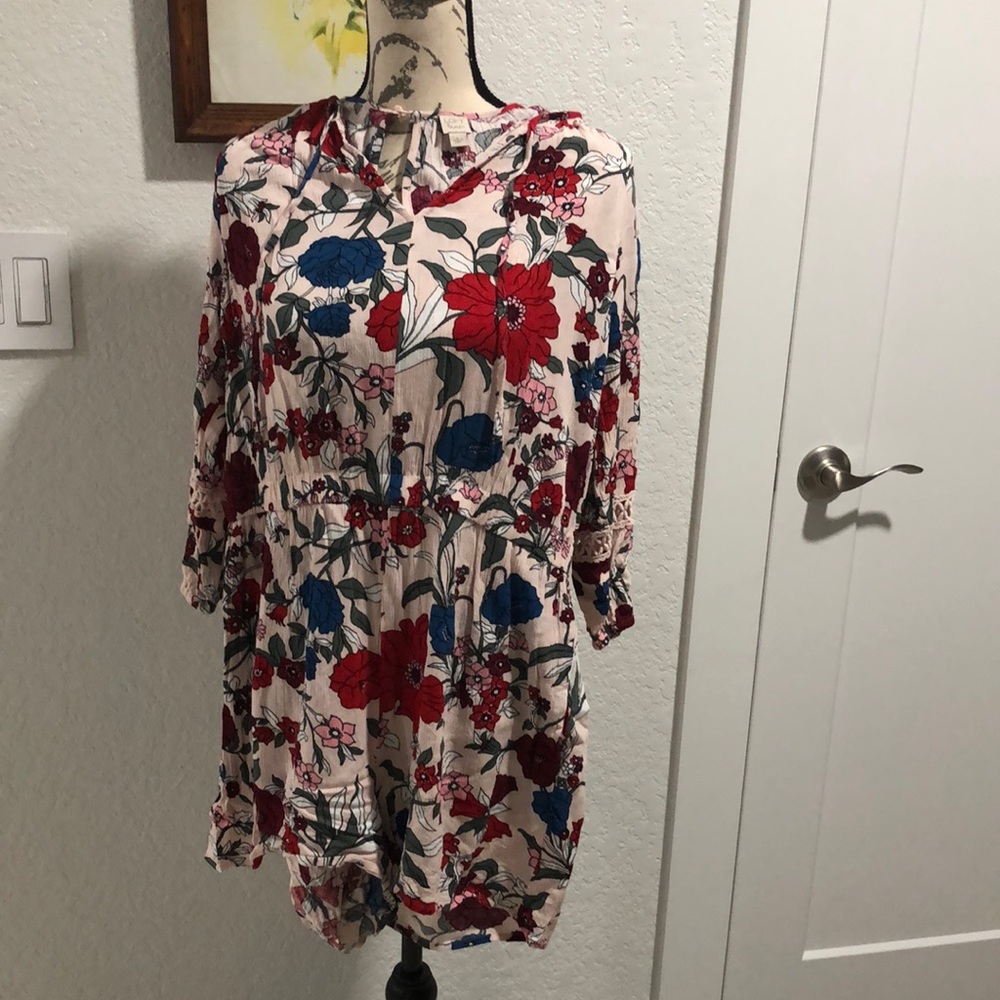 Loft, beach, size large romper